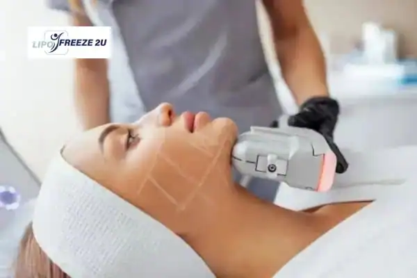 image of HIFU Wellingborough treatment in progress.