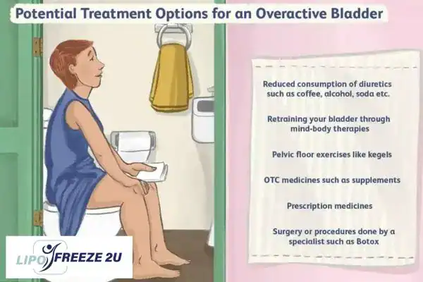 image of woman on toilet because of an overactive bladder Wellingborough